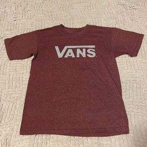 Maroon Vans T-Shirt